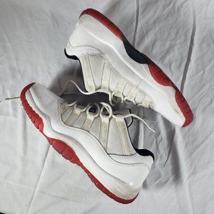Jordan 11 Retro Low White Varsity Red (GS)